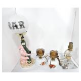 Lot of 4 lamps