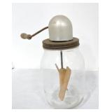 Taylor Churn Co glass butter churn