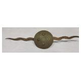 Antler shield, 36', missing on brass rosette