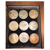 Bronze lot of 39 Presidential Society of Medals