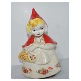 Hull Red Riding Hood 13' cookie jar, hairline