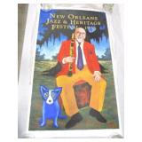 1996 New Orleans Jazz Festival poster