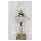 Oil lamp, electrified