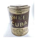Sweet Cuba 5 pound tobacco tin