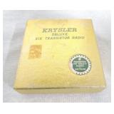 Krysler transistor radio with box