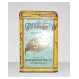 John Weisert Tobacco Co 54 tobacco tin