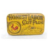 Honest Labor Cut Plug tobacco tin