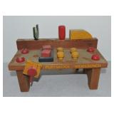Play Skool wooden workbench