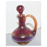 Gibson carnival glass cruet