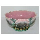 Etruscan majolica shell & seaweed salad bowl,