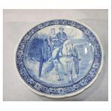 Delft blue & white charger, 16'