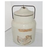 Crockery fruit jar