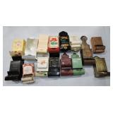 Wall match holder lot of 15, some with