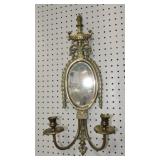 Brass 2 lite wall sconce