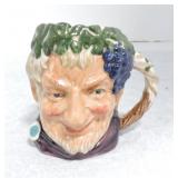 Royal Doulton 3 3/4' toby jug 'Bacchus'