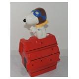 Snoopy Flying Ace cookie jar with box