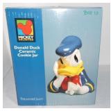Treasure Craft Donald Duck cookie jar with box