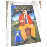 1996 New Orleans Jazz Festival poster,