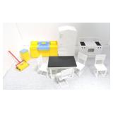 Ideal plastic doll furniture, kitchen set