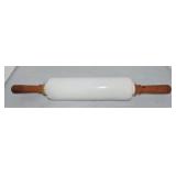 Milk glass rolling pin