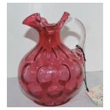 Fenton Country Cranberry 7' pitcher