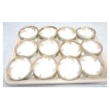 Nippon style set of 11 salt cellars