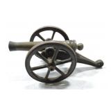 Iron and brass cannon, 7 1/2'