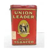 Union Leader tobacco tin