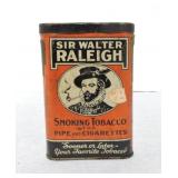 Sir Walter Raleigh tobacco tin