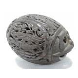 Oriental wood carving 5 1/2'