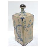 Oriental bottle, repair to top, 10'