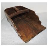 Primitive wooden scoop