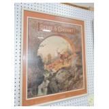 Deere & Co framed poster, 28'x23'