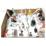 Tray of perfume bottles