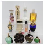 Lot of 12 perfume bottles