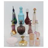 Lot of 12 perfume bottles