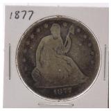 1877 Liberty Seated half