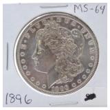 1896 Morgan dollar, MS64