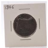 1846 large cent