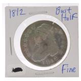 1812 Bust half F