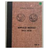Buffalo nickel album 1913-38, 71 coins