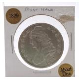 1829 Bust half AU