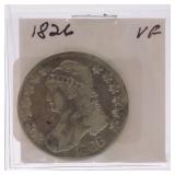1826 Bust half VF
