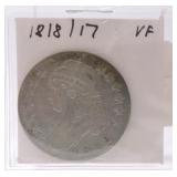 1818/17 Bust half VF
