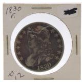1830 Bust half F