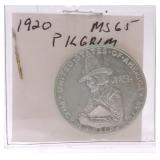 1920 Pilgrim half, MS65