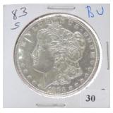 1883-S Morgan dollar, BU