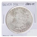 1884-CC Morgan dollar, MS65