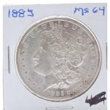 1885 Morgan dollar, MS64