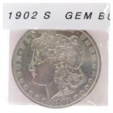 1902-S Morgan dollar, Gem BU